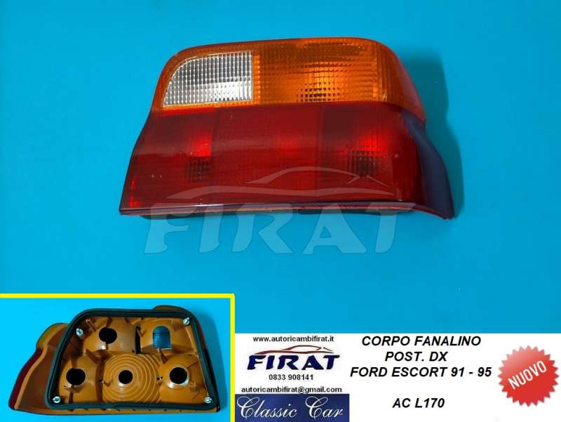 FANALINO FORD ESCORT 91 - 95 POST.DX S/P